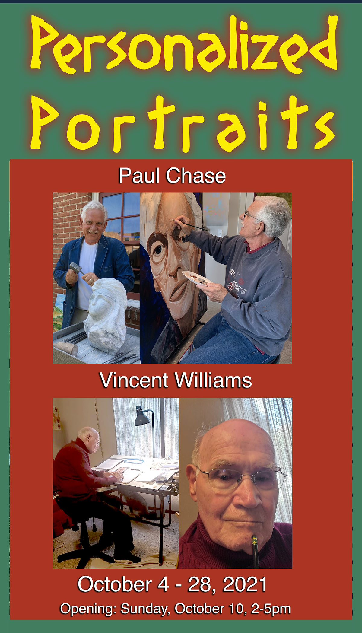 Personalized Portraits: Paul Chase and Vincent Williams
