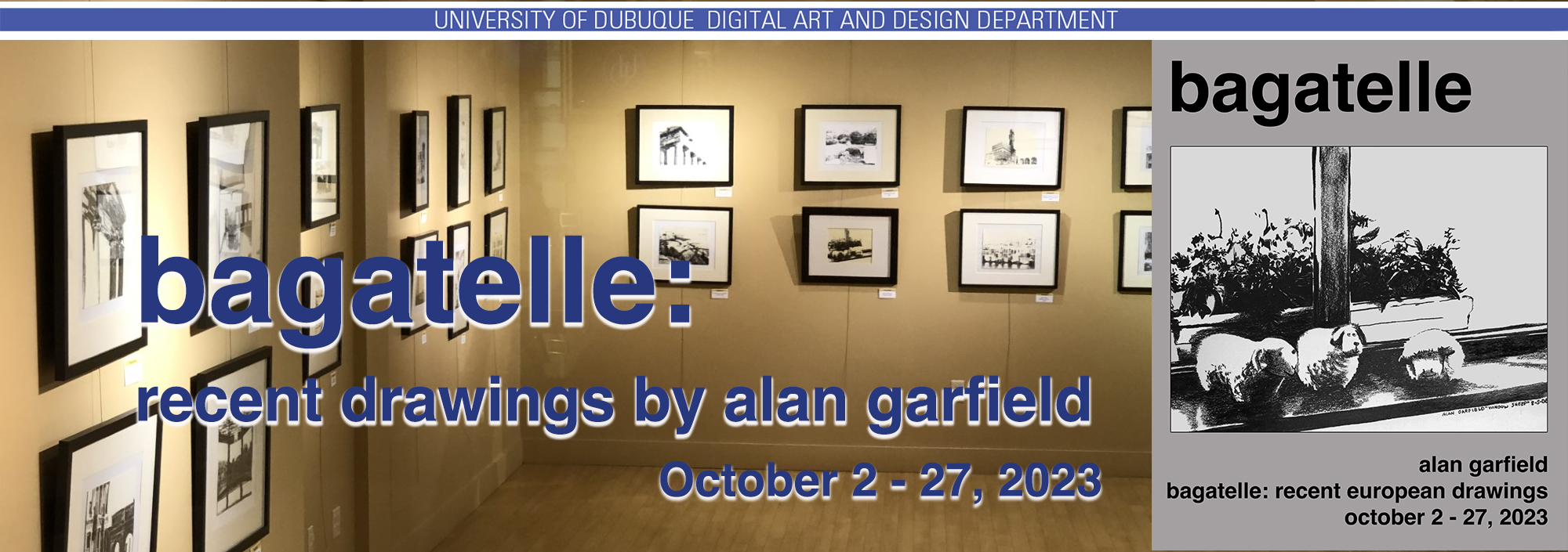 Bagatelle: Recent European Drawings by Alan Garfield.