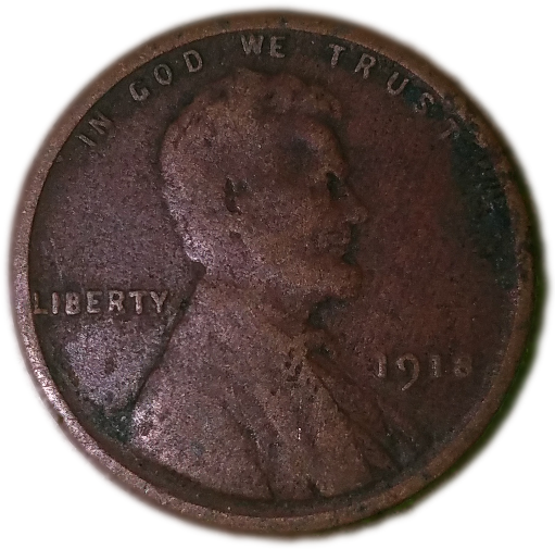 1918 Wheat Penny-Front