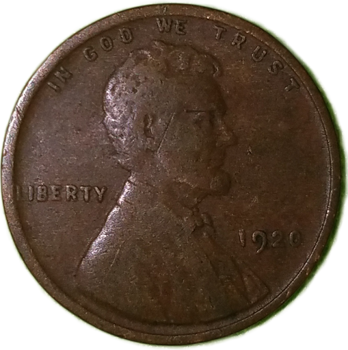 1920 Wheat Penny - Front