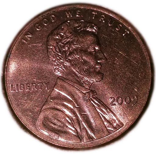 2009 Lincoln Memorial Penny - Front
